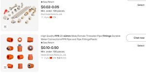 we search 20-63mm size ppr fittings