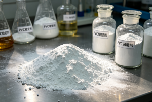 PVC resin compound mixing with additives for pipe fittings production